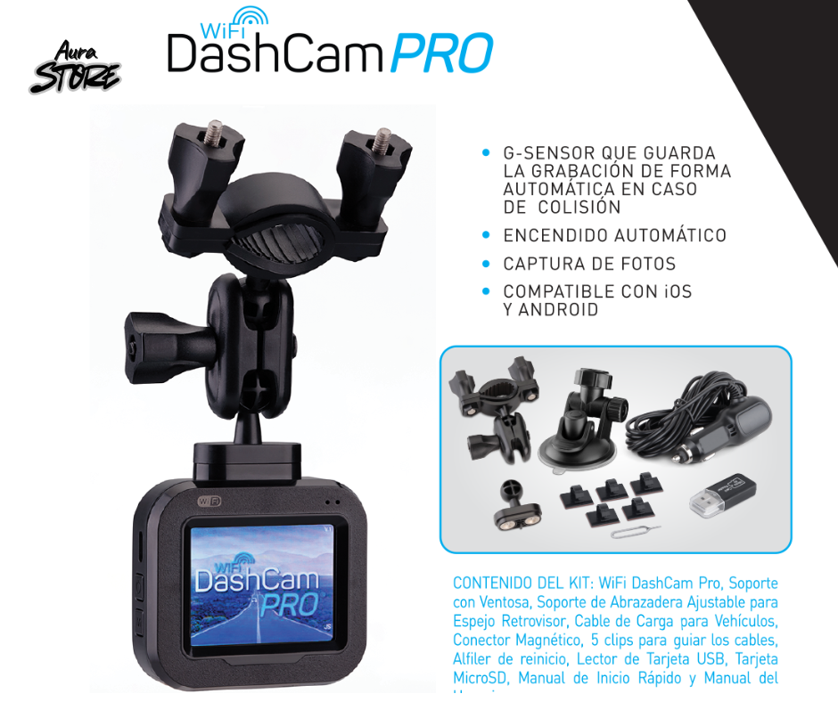 Wifi Dash Cam Pro para auto