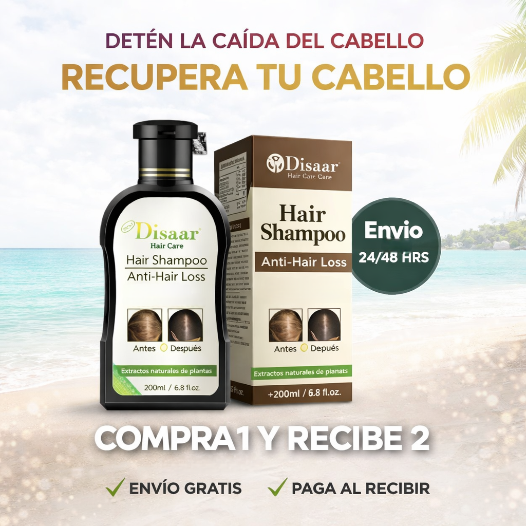 Shampoo Disaar® ¡Adiós a la caída del cabello!