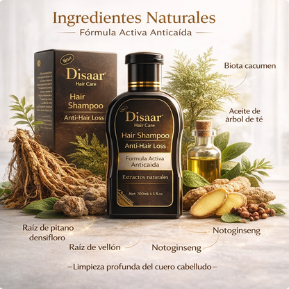 Shampoo Disaar® ¡Adiós a la caída del cabello!