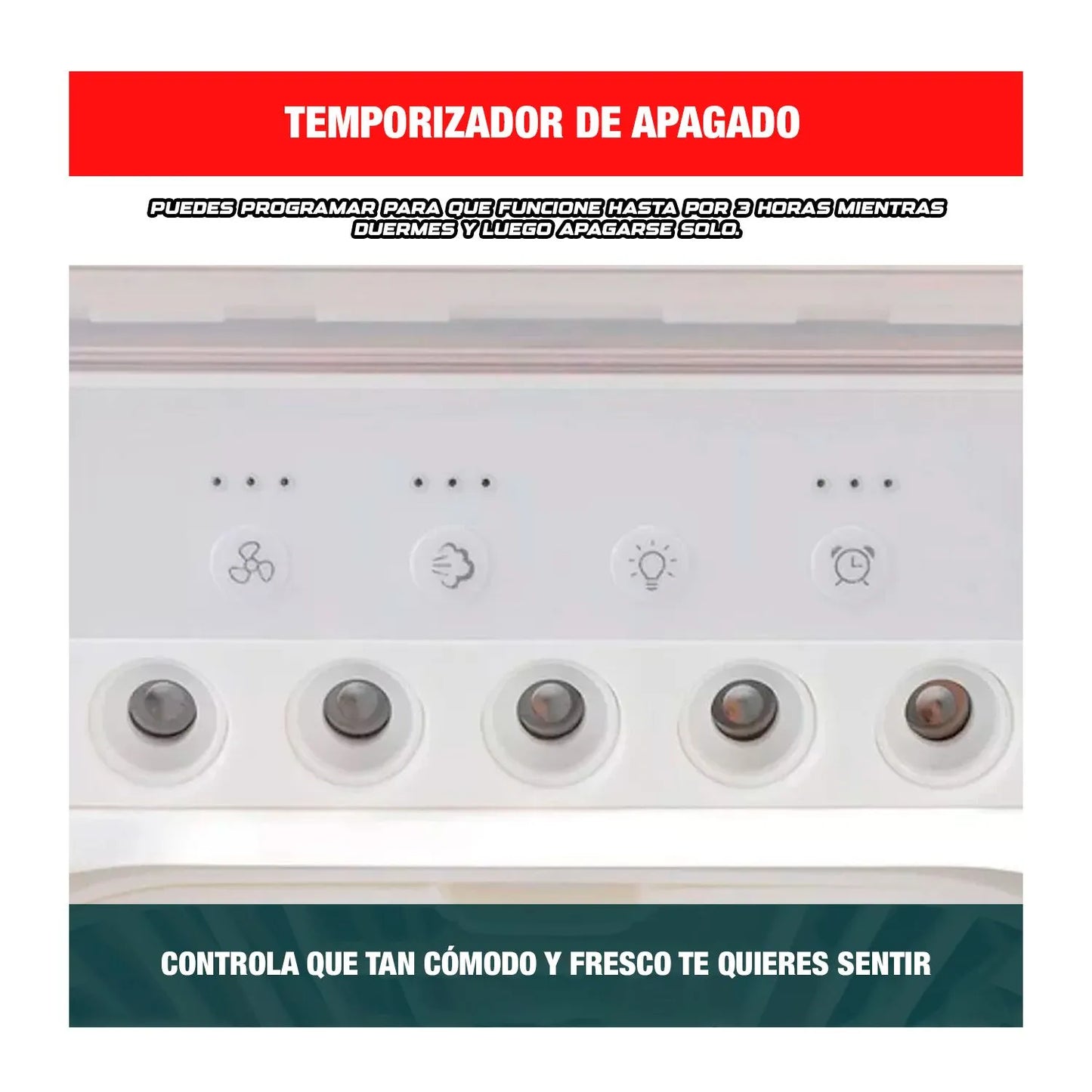 Mini Ventilador Humidificador 3 en 1
