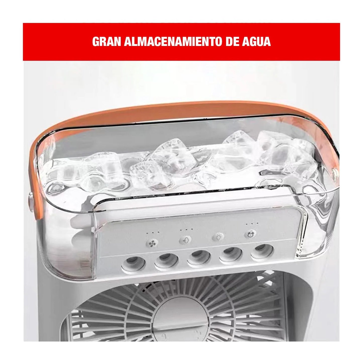 Mini Ventilador Humidificador 3 en 1